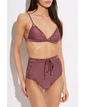 Zimmermann Bottom Of Swimsuit - Purple