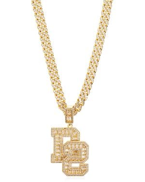 DSquared² Necklace With Logo - Metallic