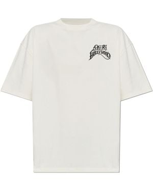 Amiri T-Shirt With Logo - White