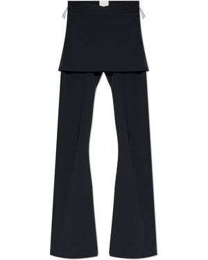ROA Trousers With Skirt 'Abra' - Black