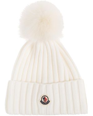 Moncler Wool Hat - White