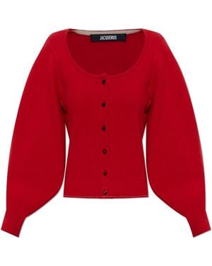 Jacquemus Wool Cardigan 'Tempo' - Red