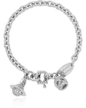 Vivienne Westwood Bracelet With Charms - White