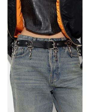 Vetements Leather Belt - Black