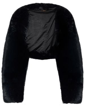 Cult Gaia Faux Fur Bentley - Black