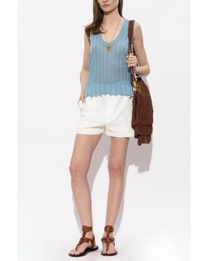Akep Sleeveless Top - Blue