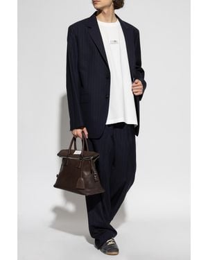 Maison Margiela Wool Blazer - Blue