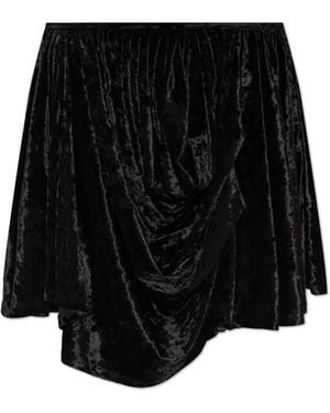 Ganni Draped Skirt - Black