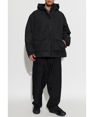 Y-3 Insulated Hooded Jacket - Black