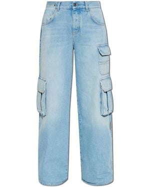 Off-White c/o Virgil Abloh Jeans With Pockets - Blue