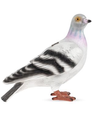 JW Anderson Clutch With A Dove Motif - White