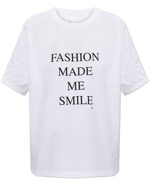 Victoria Beckham T-Shirt With Print - White