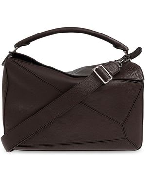 Loewe 'Puzzle Large' Bag - Brown