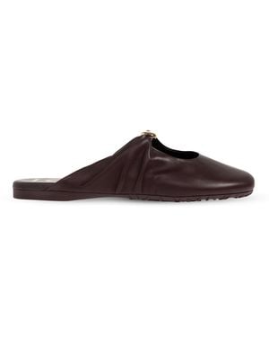Loewe 'Pebble' Slides - Brown