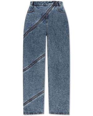 Alaïa Jeans 'Spiral' - Blue