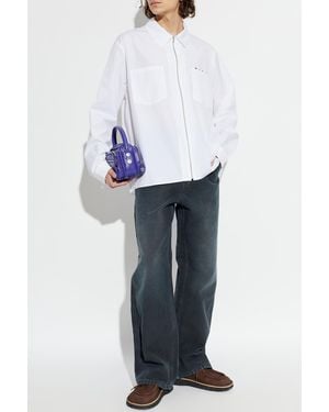 Marni Jeans With Logo - White
