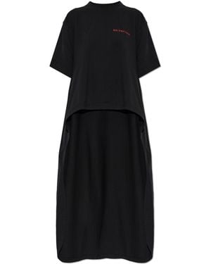 Balenciaga Asymmetrical Top - Black
