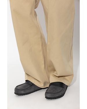 Birkenstock 'Naples Wrapped Double Stitch' Shoes - Natural