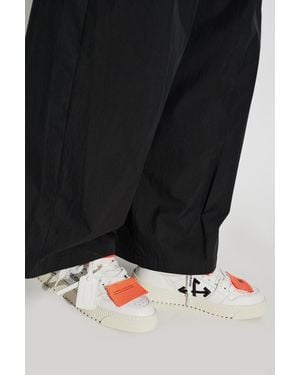 Off-White c/o Virgil Abloh "3.0 Court Low Top" Sports Shoes - Black