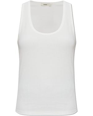 PANGAIA Sleeveless Top - White