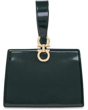 Ferragamo Handbag `gancini Mini`, - Blue