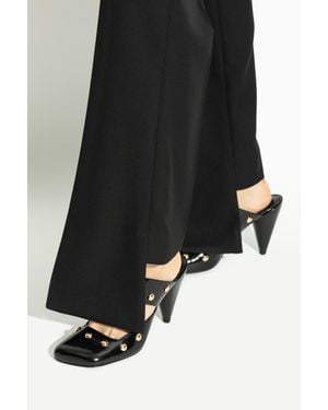 【関税&送料込】Chloe Clay Brown Low Heel Shoes In Leather Chloé Chloã Clay Low Heel Shoes in Brown | Lyst