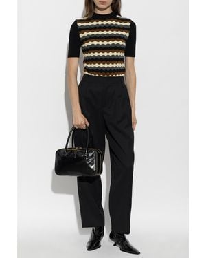 Marni Wool Sleeveless Sweater - Black