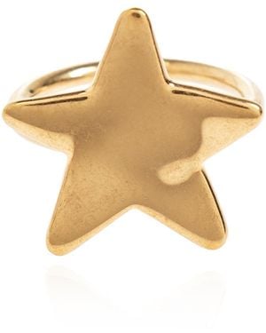 Jil Sander Brass Ring - Metallic