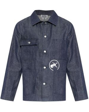 A.P.C. 'Grand Jack' Jacket - Blue