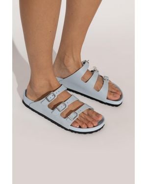 Birkenstock "Florida Fresh" Slides - White