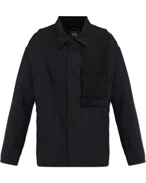 Y-3 Jacket With 'Vintage' Effect - Blue