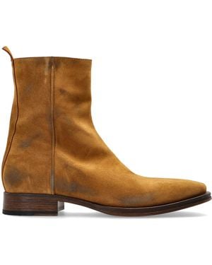 Acne Studios Suede Ankle Boots - Brown