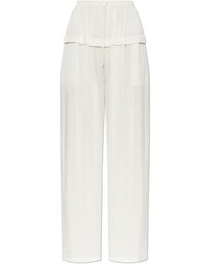 Alaïa Wide-Leg Trousers - White