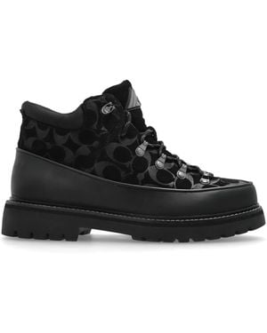 COACH 'Bradley' Ankle Boots - Black