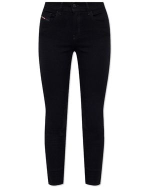 DIESEL '2017 Slandy' Super-Skinny Jeans - Black