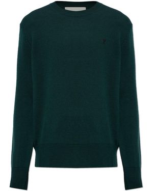 Ami Paris Wool Jumper - Green