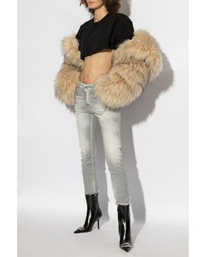 DSquared² Short Loose-Fitting T-Shirt - Black