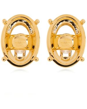 Balenciaga Brass Clips - Metallic