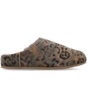 UGG Suede Shoes 'Elea Spotted Slip-On' - Brown
