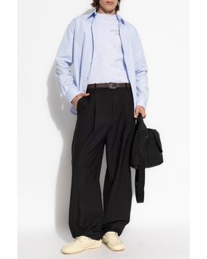 Jacquemus Pleated Pants - Black