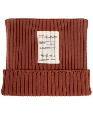 Acne Studios Cap With Logo - Brown