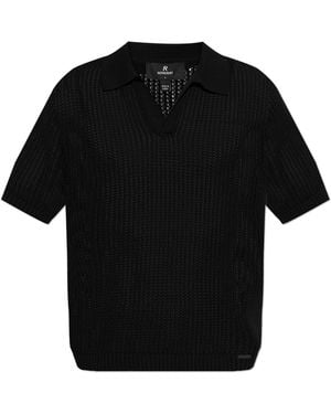 Supreme Twill Appliqué Polo Supreme Twill Appliqué Polo Navy Men's - FW25 - US
