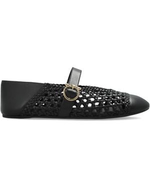 Ferragamo Ballet Flats "Nena" - Black