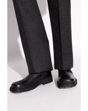 Bottega Veneta Leather Ankle Boots 'Ben' - Black