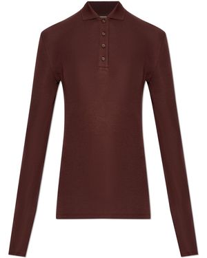 Entire studios Long-Sleeve Polo - Purple