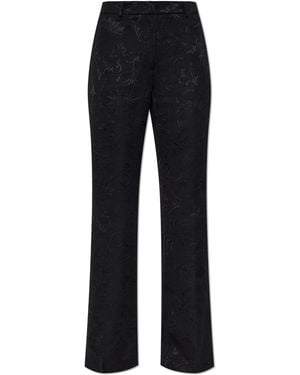 Etro Trousers With Flared Legs - Black