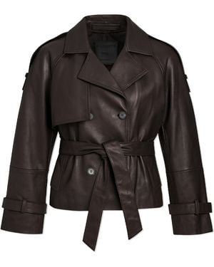 AllSaints 'Reed' Leather Jacket - Black