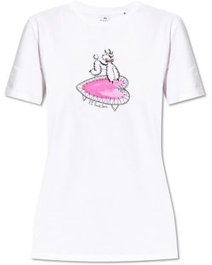 Paul Smith T-Shirt With Print - White