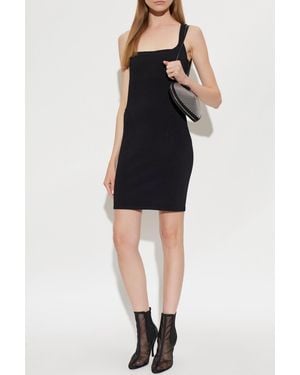 Alaïa Short Strappy Dress - Black