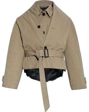 Balenciaga Jacket With 'Vintage' Effect - Natural